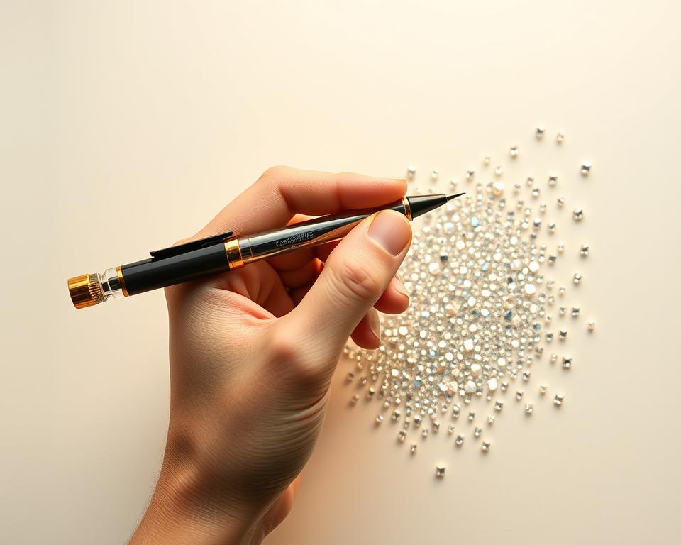 Wat maakt een diamond painting pen voor vierkante steentjes handig?