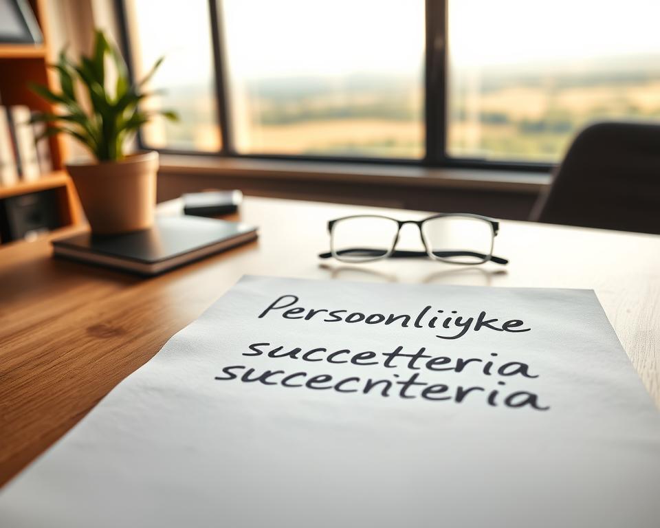 Hoe bepaal je je eigen succescriteria?