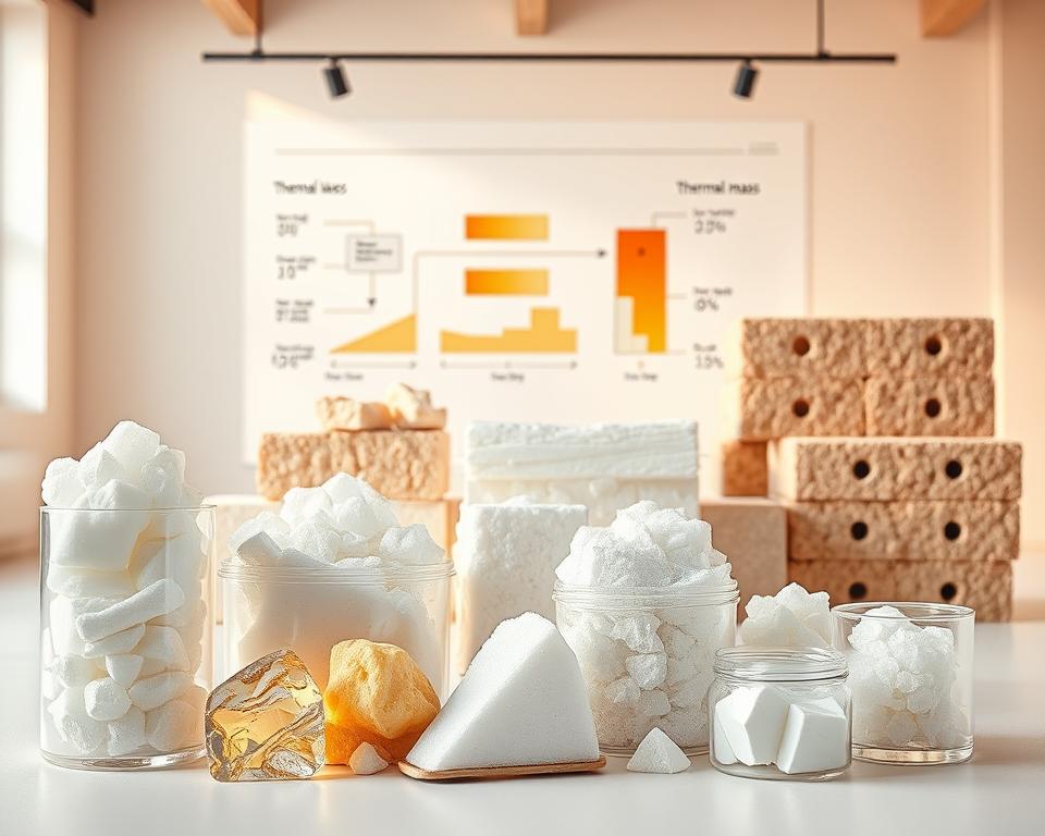 Welke materialen slaan warmte op voor later gebruik?