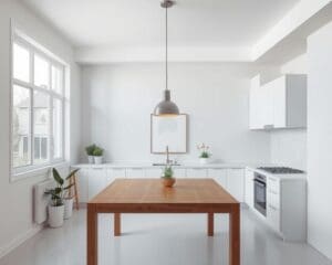 Hoe ontwerp je een minimalistische keukenruimte?