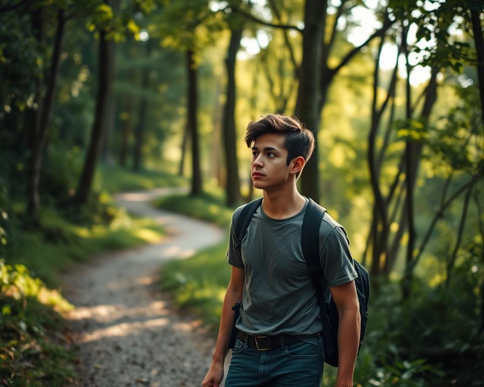 Wat brengt een lange wandeling je zelfbeeld?