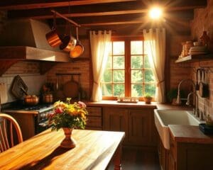 Wat maakt een landelijke keuken zo gezellig?