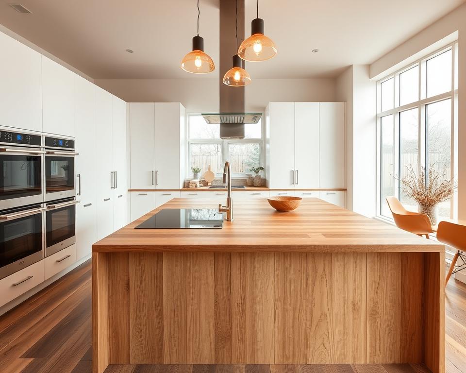 Wat maakt een moderne keuken praktisch en warm?