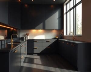 Wat maakt een zwarte keuken modern en chic?