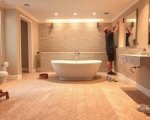 Wat zijn de stappen bij een volledige badkamerrenovatie?