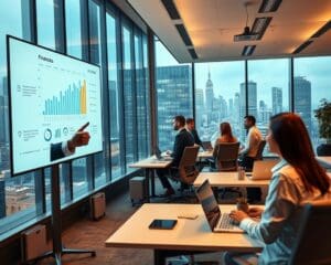 Wie ondersteunt bedrijven met financiële planning?