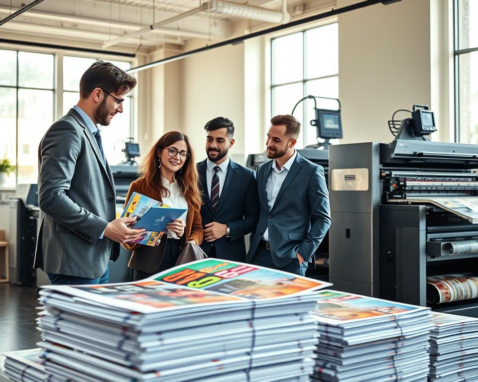 Hoe ondersteunt een drukkerij marketingcampagnes?