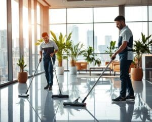 Hoe werkt een schoonmaakbedrijf voor zakelijke panden?