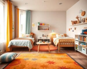 Wat helpt bij het inrichten van een gedeelde kinderkamer?