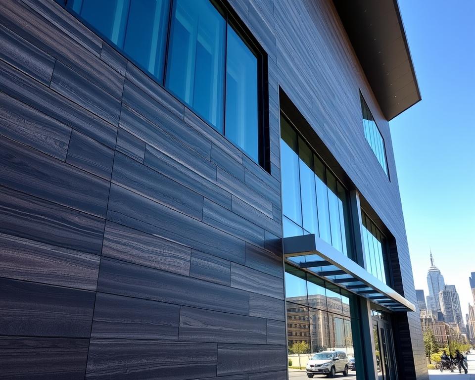 Moderne gevelafwerking met composiet gevelplaten op maat