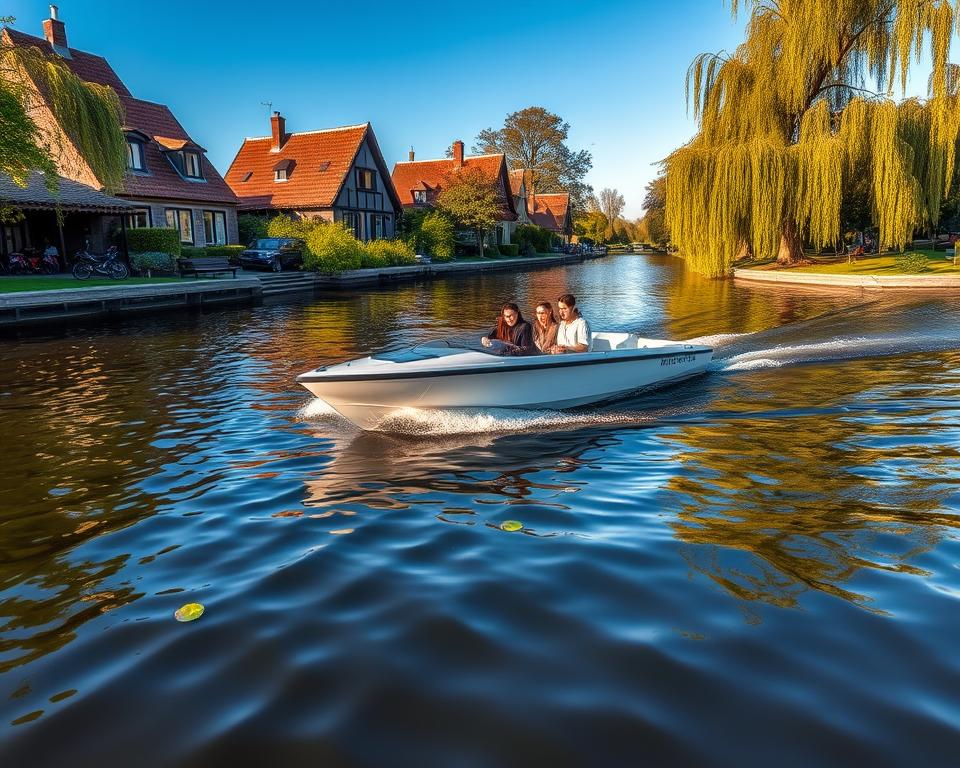 Waarom is elektrische sloep huren in Giethoorn zo comfortabel?