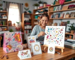 Wat maakt diamond painting kaarten geschikt voor hobbyisten?