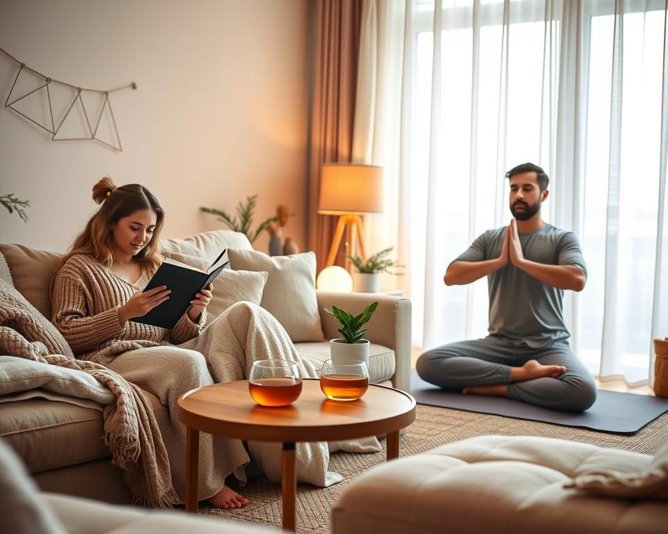 Wat zijn ontspannende activiteiten voor thuis?