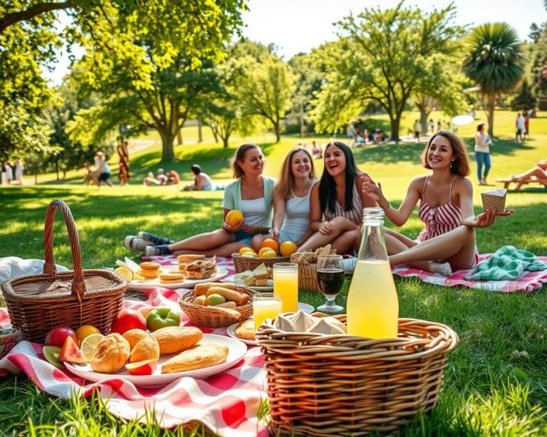 Welke picknick ideeën passen bij een zomerse middag?