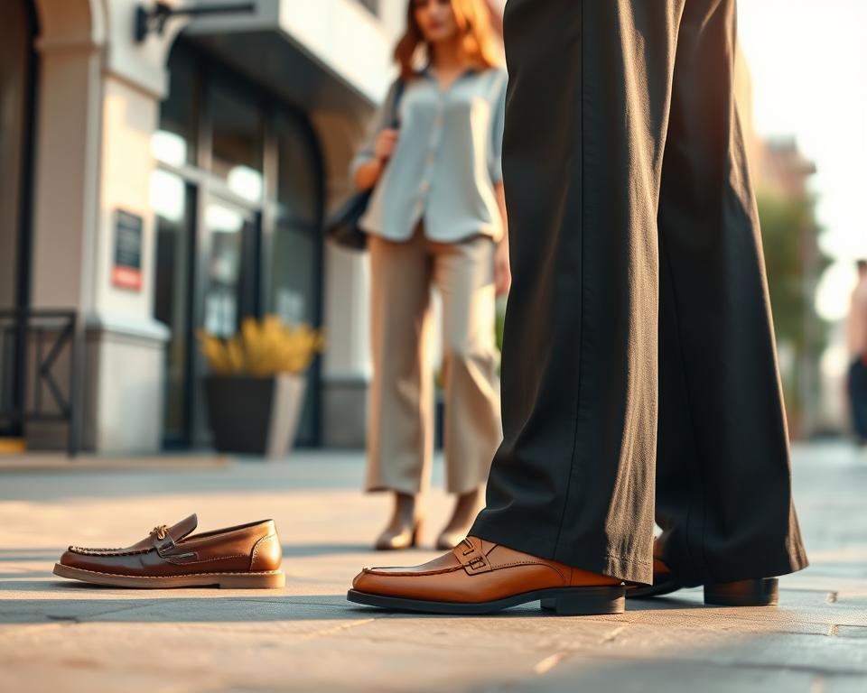 Welke schoenen passen onder een wijde broek?