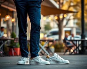 Welke sneakers passen bij een pantalon?