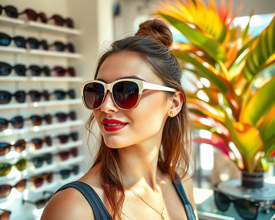 Welke zonnebril past bij een rond gezicht?