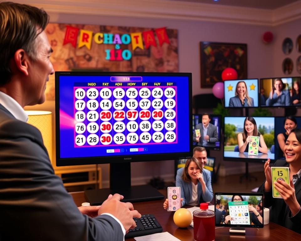 Hoe werkt een live gepresenteerde online bingoavond?