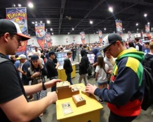 Waar ruil je Pokémon kaarten op een evenement?