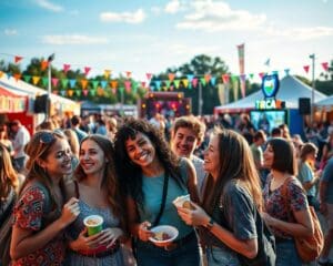 Waarom gaan vrienden samen naar een festival?