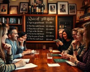 Wat maakt een pubquiz in het café zo populair?
