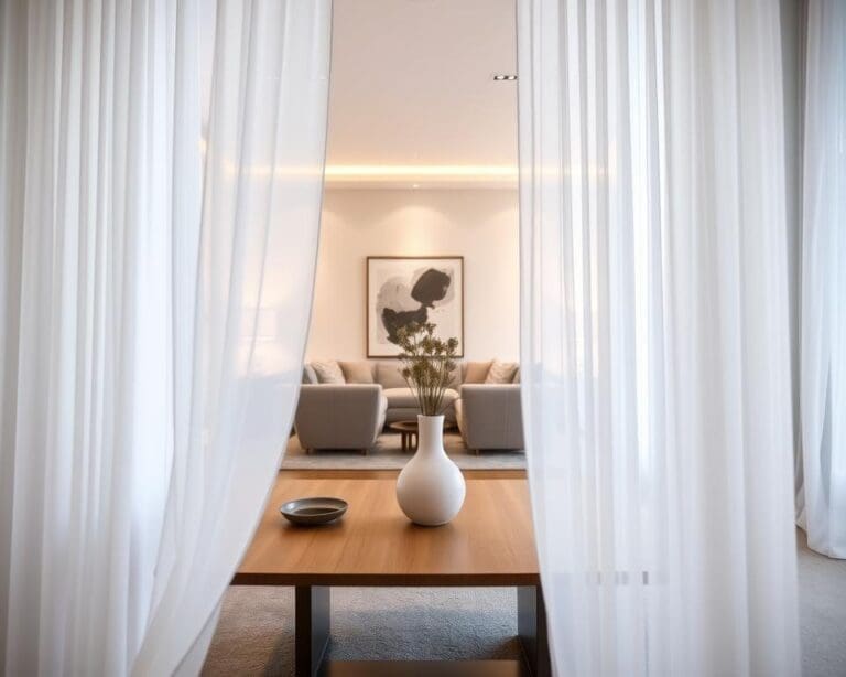 raamdecoratie modern interieur