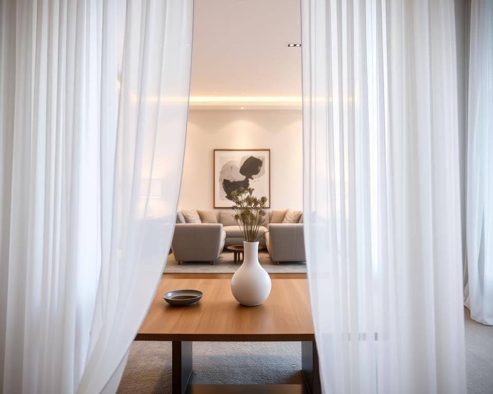 raamdecoratie modern interieur