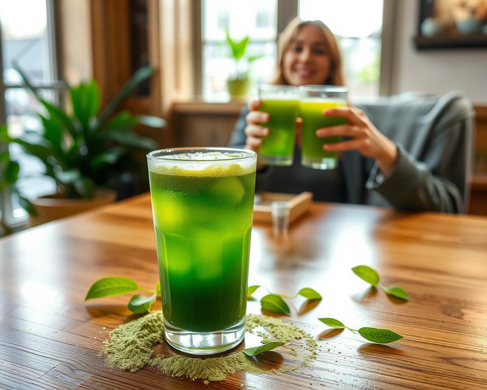 matcha kombucha
