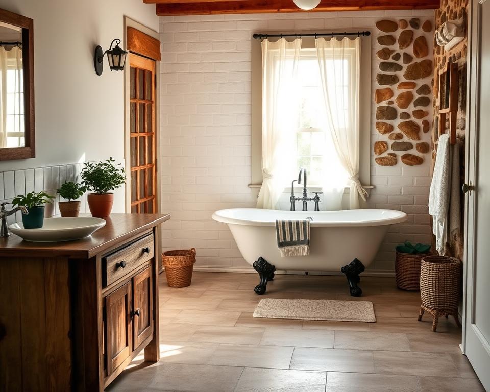 landelijke badkamer