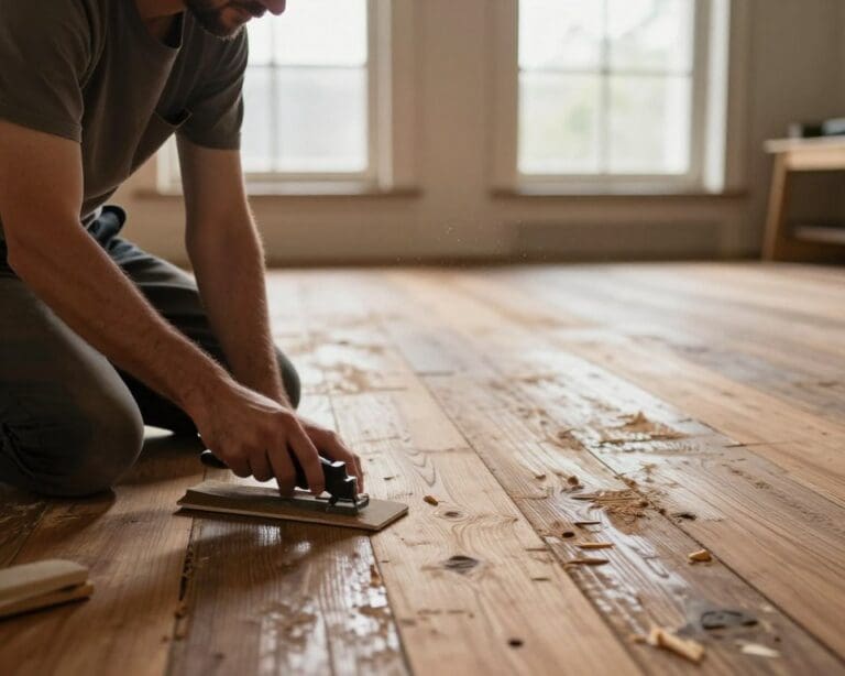 houten vloer herstellen