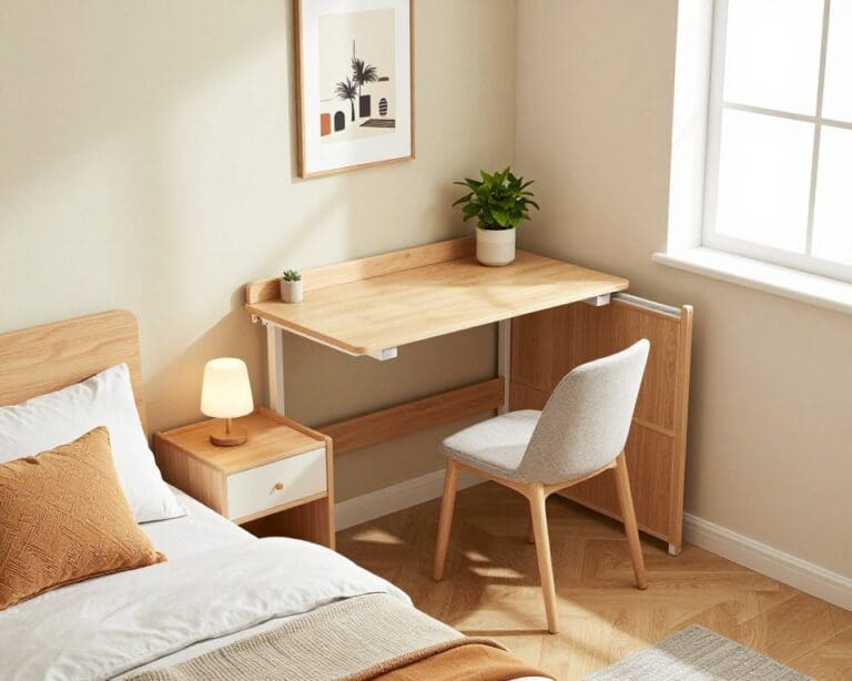 kleine logeerkamer inrichten