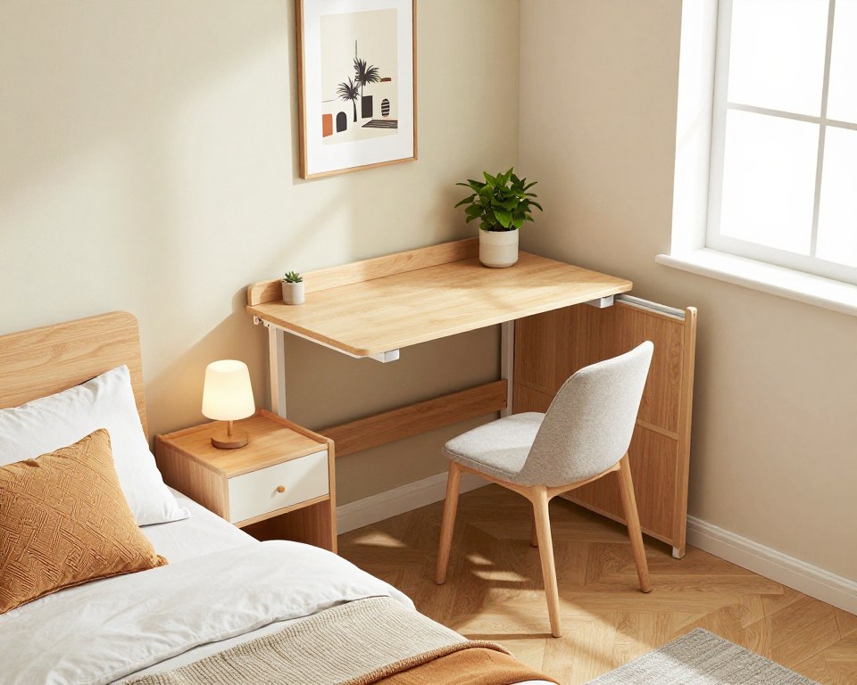 kleine logeerkamer inrichten